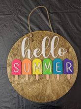 Load image into Gallery viewer, Hello Summer Doorhanger
