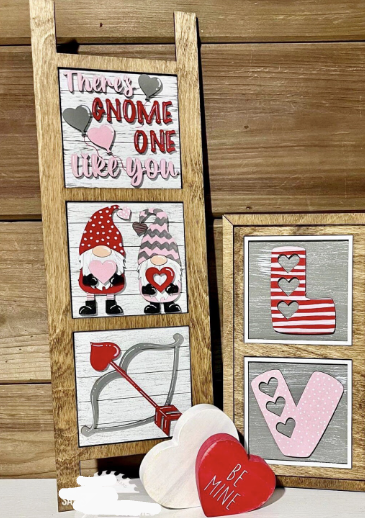 Valentines Day Ladder Inserts (Set of 3)