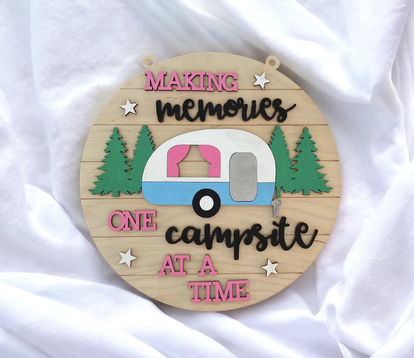 Making Memories Camping Door Hanger