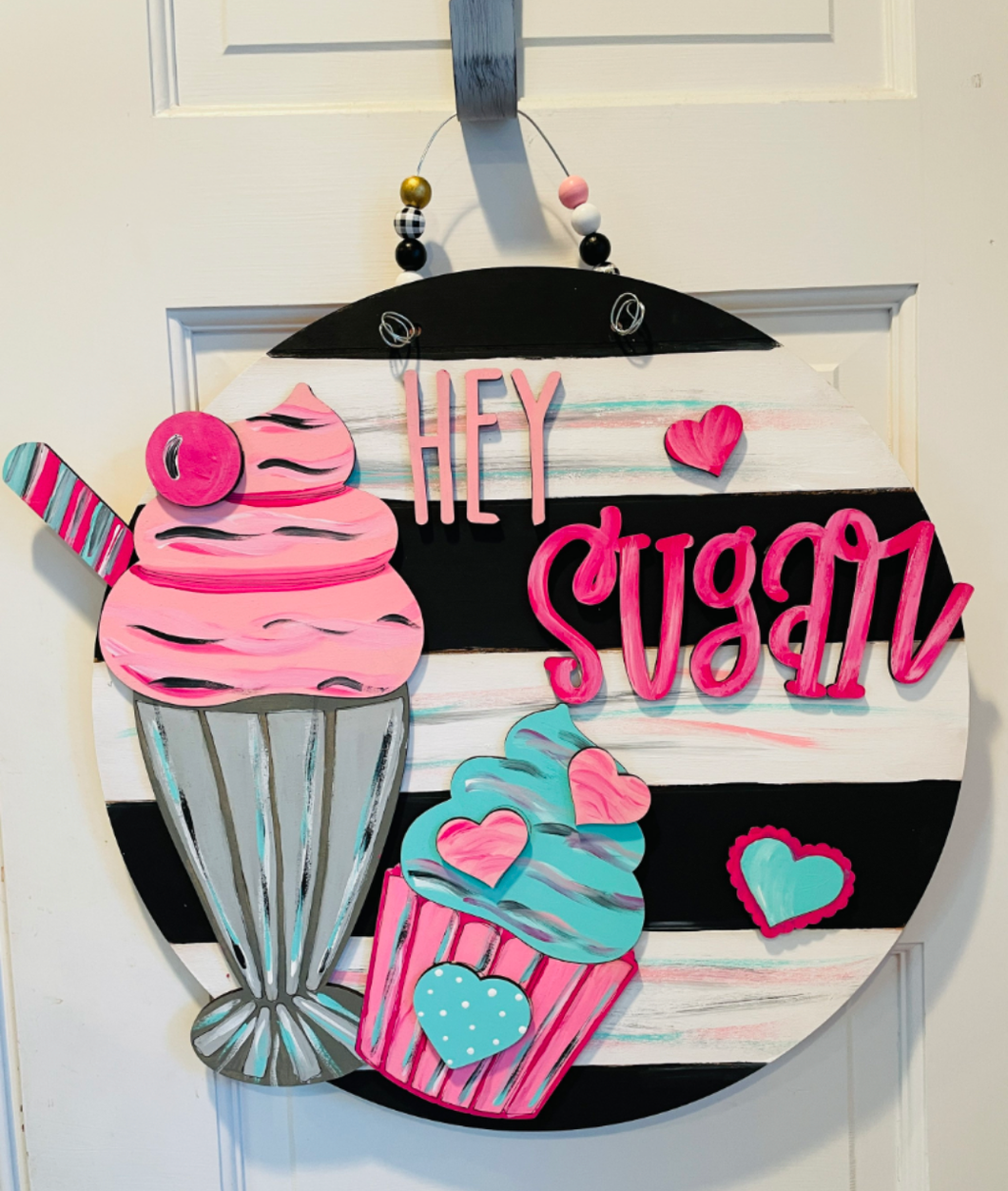 Hey Sugar Door Hanger