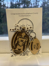 Load image into Gallery viewer, Personalized Football Ornament
