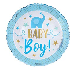 Baby Boy Elephant Balloon