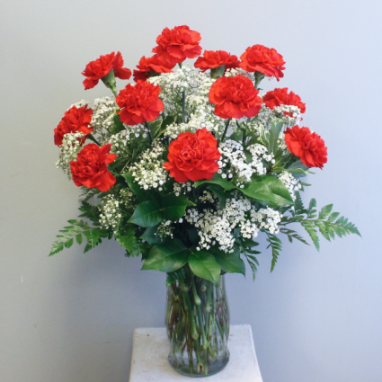 Carnation Vase Arrangement