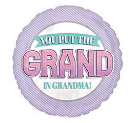 Grand in Grandma Balloon