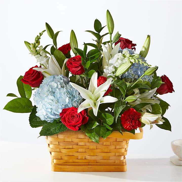 Patriotic Basket Arrangement