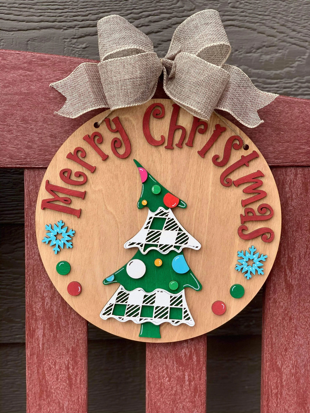 Merry Christmas Door Hanger