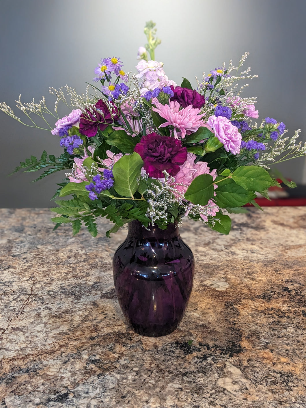 Purple Passion Floral Arrangement